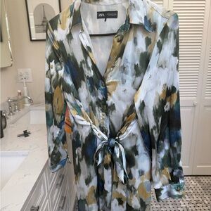 Zara Elegant Multicolor Blouse
